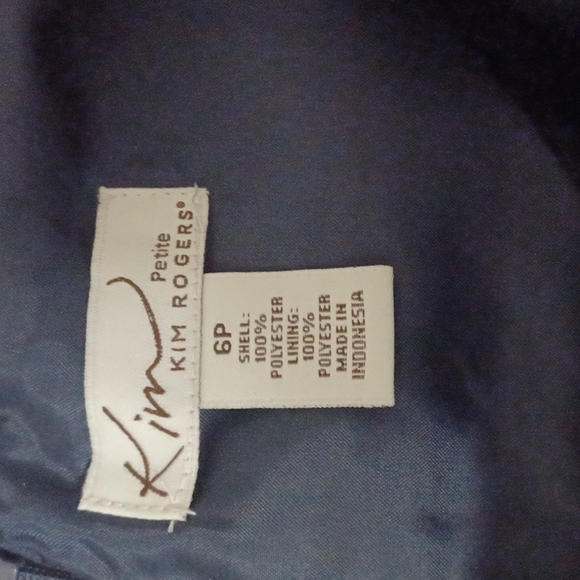 HP🪀🆕️Kim Rodgers Navy & White Dress - Picture 5 of 7